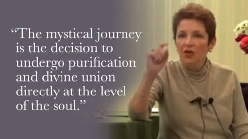 The mystical journey is the decision to undergo purification, illumination, and divine union consciously and directly at the level of the soul.