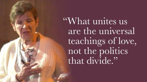 What unites us are the universal teachings of love, not the politics that divide.