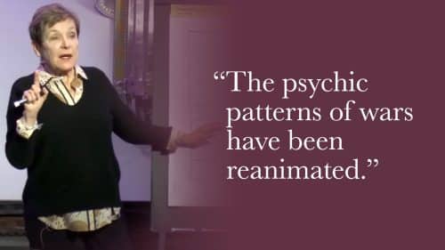 The psychic patterns of wars have been reanimated.
