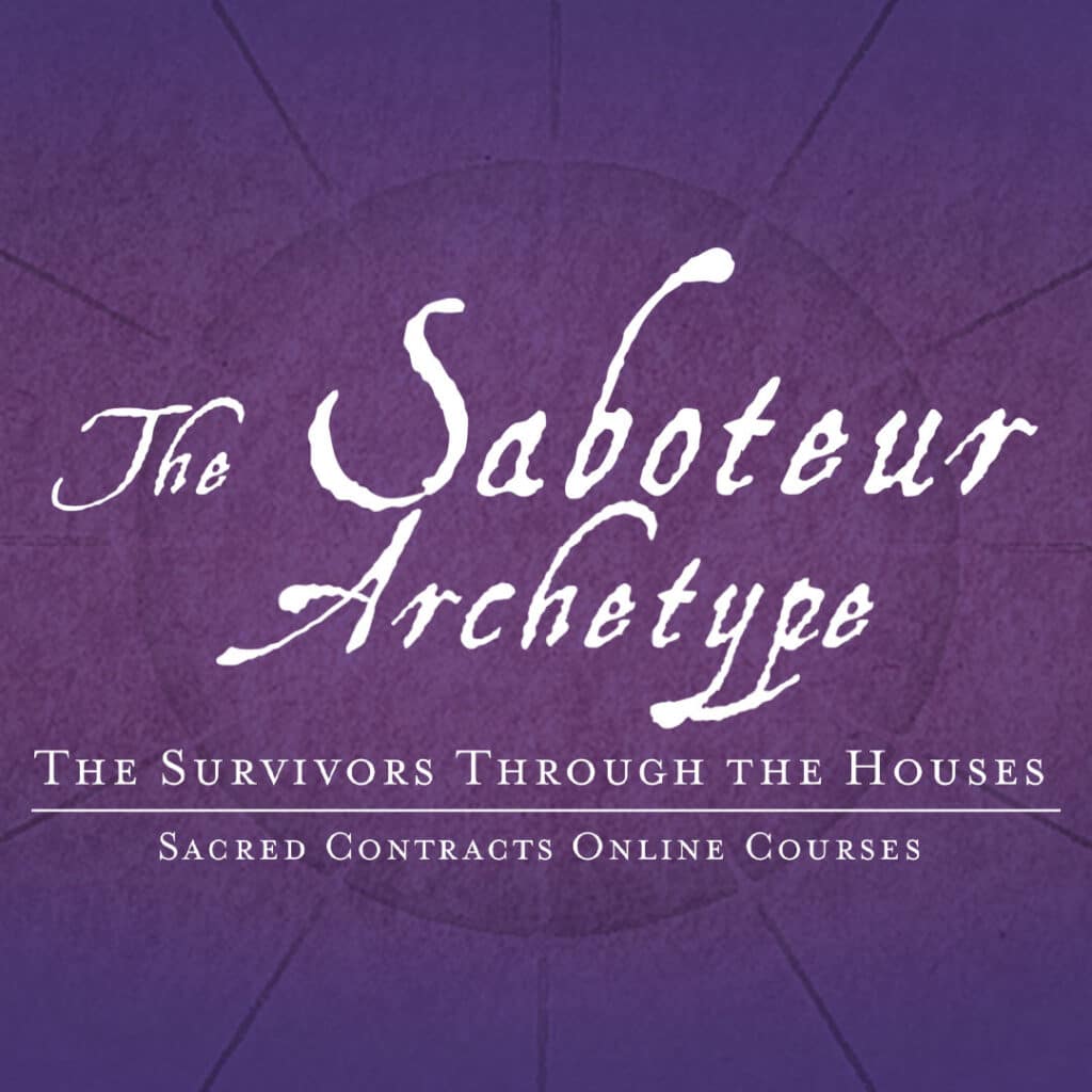 The Saboteur Archetype - The Survivors through the Houses - Sacred Contracts Online Course
